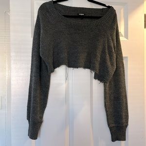 express cropped sweater